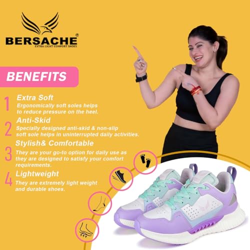 Image of BERSACHE Premium Sports,Gym, Trending Stylish Running Shoes For Women
