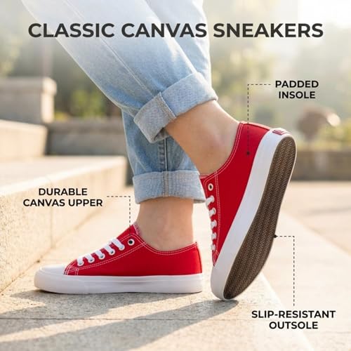 Image of Canvas Shoes for Women, Women's Fashion Sneakers