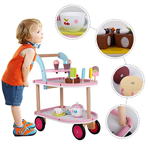 wooden toy ice cream cart