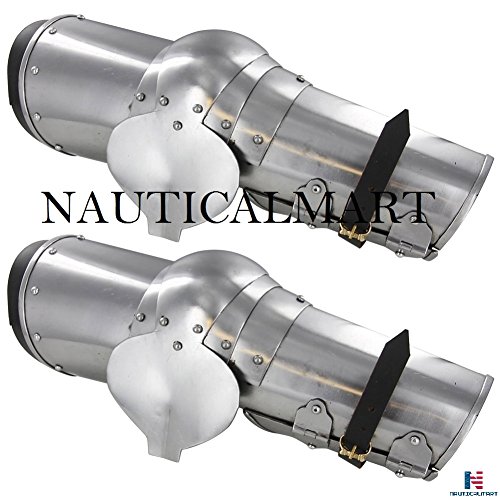 Late 14th Century Calvary 16g Medieval Arm Armor Silver