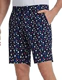 M MAELREG Golf Shorts Men Quick Dry Fit Lightweight Print Casual Pockets Flat Front Mens Dress Shorts 9 Inch