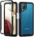 Produktbild Für Samsung Galaxy A12 Hülle, Samsung Galaxy M12 Hülle, 360° Rundumschutz TPU Robust Bumper Case Outdoor Handyhülle Samsung A12 M12 Mit Eingebautem Displayschutz, Stoßfest Kratzfeste Schutzhülle Cover