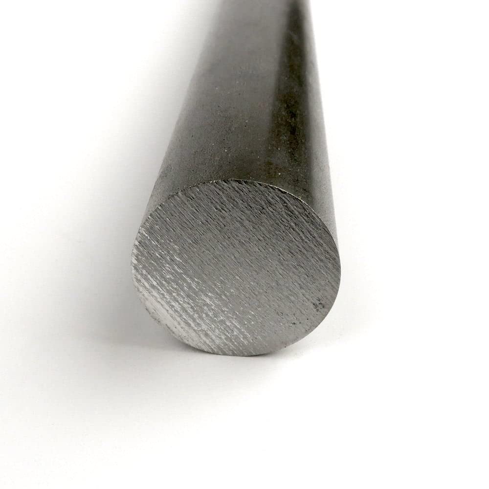 1018 Carbon Steel Round Bar, Unpolished (Mill) Finish, Cold Finish, ASTM A108, 2.25" Diameter, 24" Length, OnlineMetals