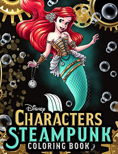 Characters Steampunk Coloring Book: An Amazing Coloring Book With Steampunk And Many Characters Illustrations for Relaxation