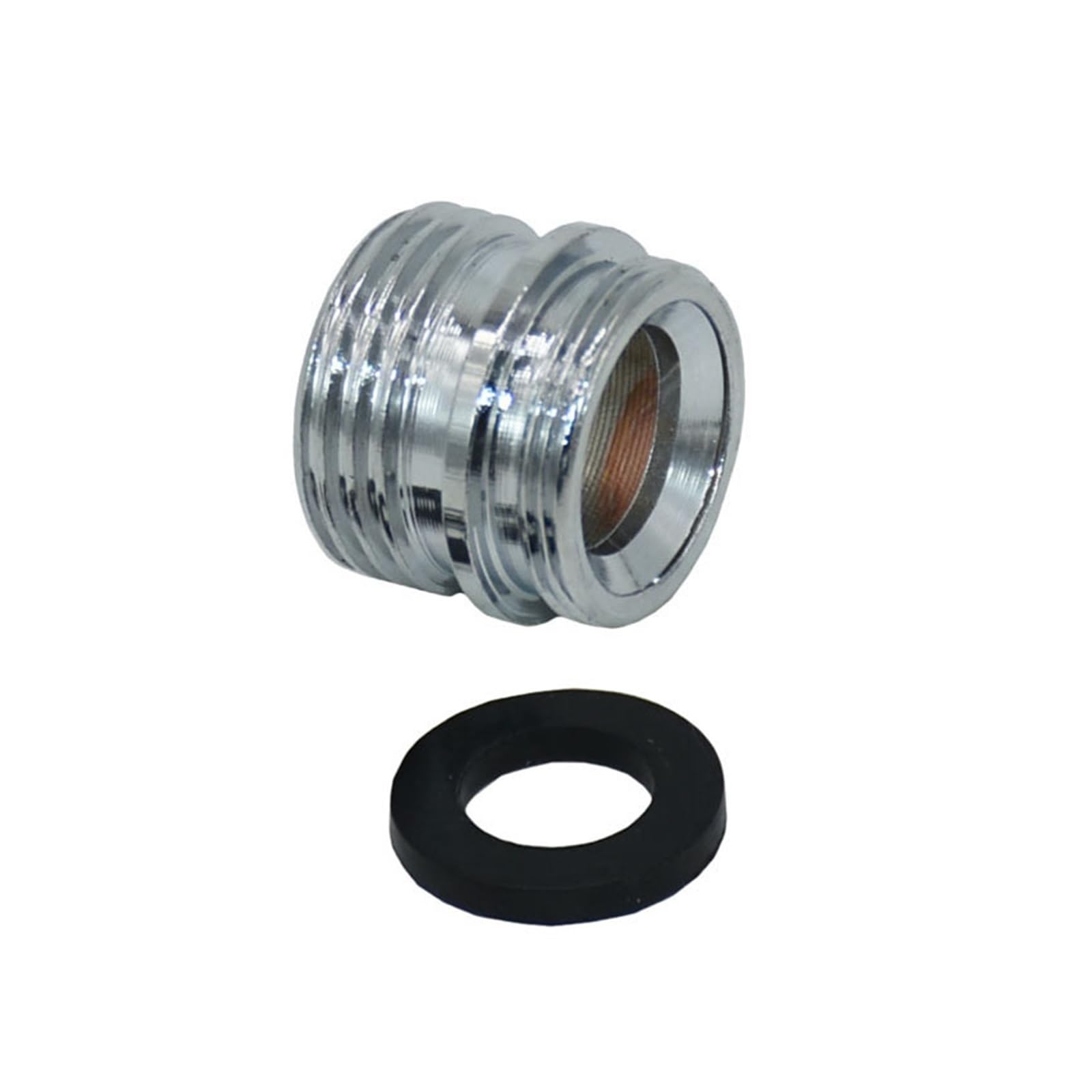 Silver 1/2 to M20 Threaded Connector Brass Garden Faucet Adapter M20 Male/Female Thread Fittings Tap Connector 1 Pcs