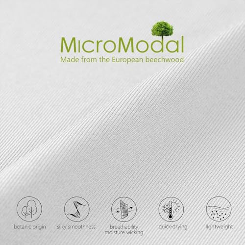 Image of Men's Underwear Micro Modal 3 Pack Boxer Briefs Men Fly
