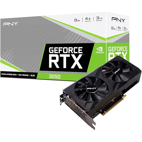 PNY GeForce RTX™ 3050 8GB Verto Dual Fan Graphics Card