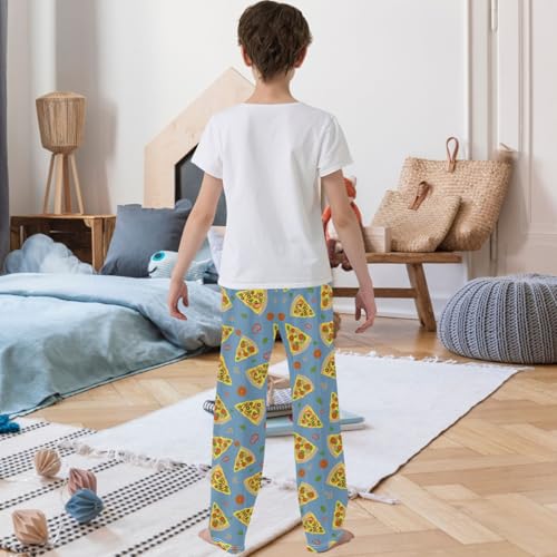 Boy's Pants Pizza Vegetable Jogger Pants Elastic Waist Long Bottoms Trousers with Pockets 6-14 Years3