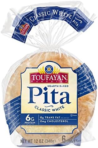 Toufayan, Pita Classic White, 12 Ounce