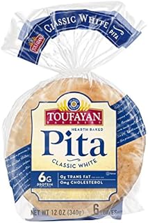 Toufayan, Pita Classic White, 12 Ounce