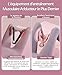 TINRIEF Thigh Trainer Hip Trainer Kegel Exerciser with Resistance Band, Pelvic Floor Trainer, Kegel Trainer for Postpartum Rehabilitation, Trimmer Inner Thigh, Thigh Toner Workout