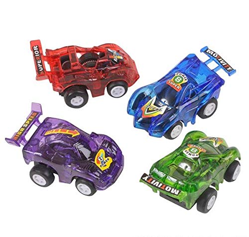 Rhode Island Novelty 2.5 Inch Pull Back Racer Cars 24 Cars per Order