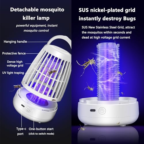 Evita picaduras de mosquitos con este matamoscas UV portátil USB 4