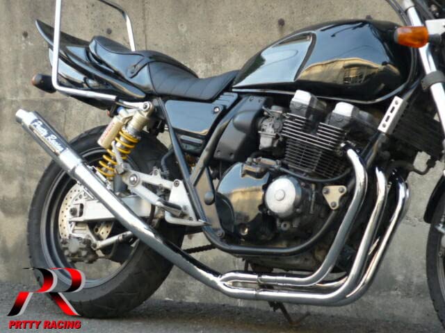 XJR4004hm pretty Racingマフラー50.8π Amazon | PRETTY RACING製 XJR400 4HM 分割式 50.8π (流タイプ3