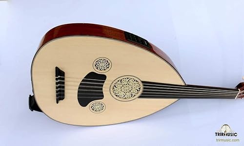Miniatura 3 de Profesional árabe eléctrico Oud Ud Lute Instrumento de cuerda Oude EA5