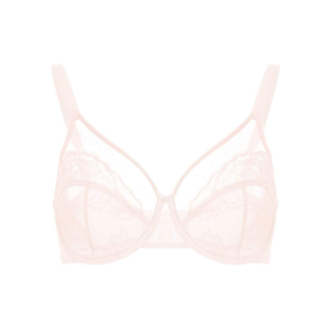 HSIA Minimizer Bras for Women Enchante Full Coverage Underwire Bras Plus Size Lifting Floral Lace Bra for Heavy Breast