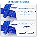 LJZJ 3 Pack Airplane Launcher Toys, 2 Flight Modes LED Foam Glider Catapult Plane, Outdoor Flying Toy for Kids, Birthday Gifts for Boy Girl 6+ Year Old, B-Day Party Supplies