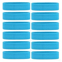 12 Headbands - Sky blue