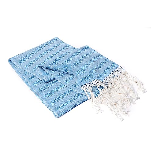 Baby Trapoz Mexican Rebozo, Scarf, Shawl, Ideal for Natural Birth, Doula Massage, 118.11", Turquoise4