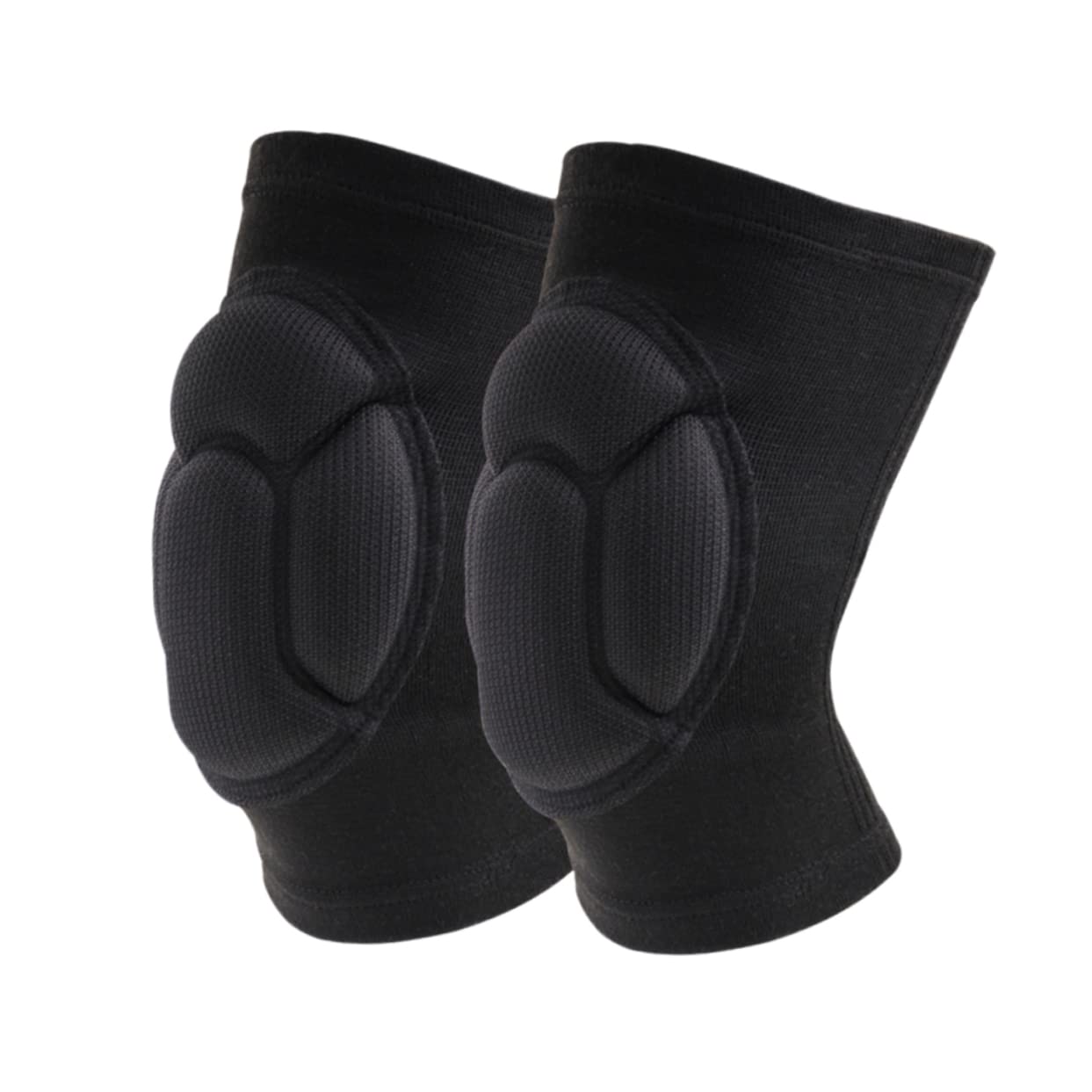 SUPVOX Men's Sports Protective Gear Knee Brace Sponge Anti-collision Pads for Athletic Use Black
