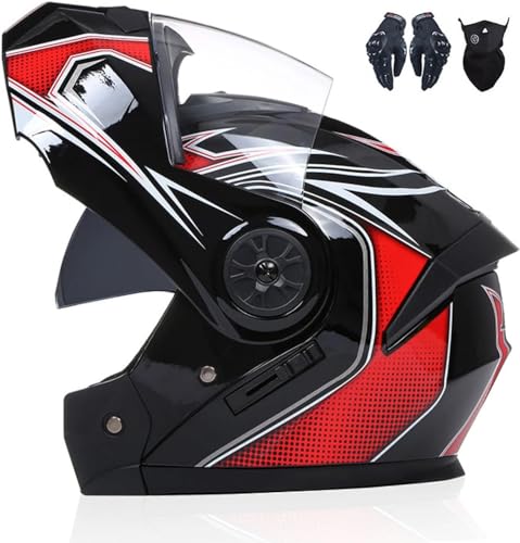 Casque moto modulable taille L pour éviter la buée et les reflets du soleil