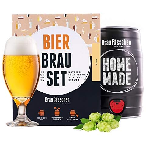 Braufässchen |Bierbrauset zum selber brauen | Pils im 5 Liter Fass | In 7 Tagen fertig Männer, Freund oder Vater | von BrauFässchen Cover