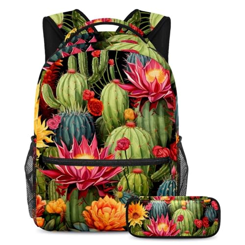 Sac à dos grand volume cactus pour ne plus manquer de place au collège