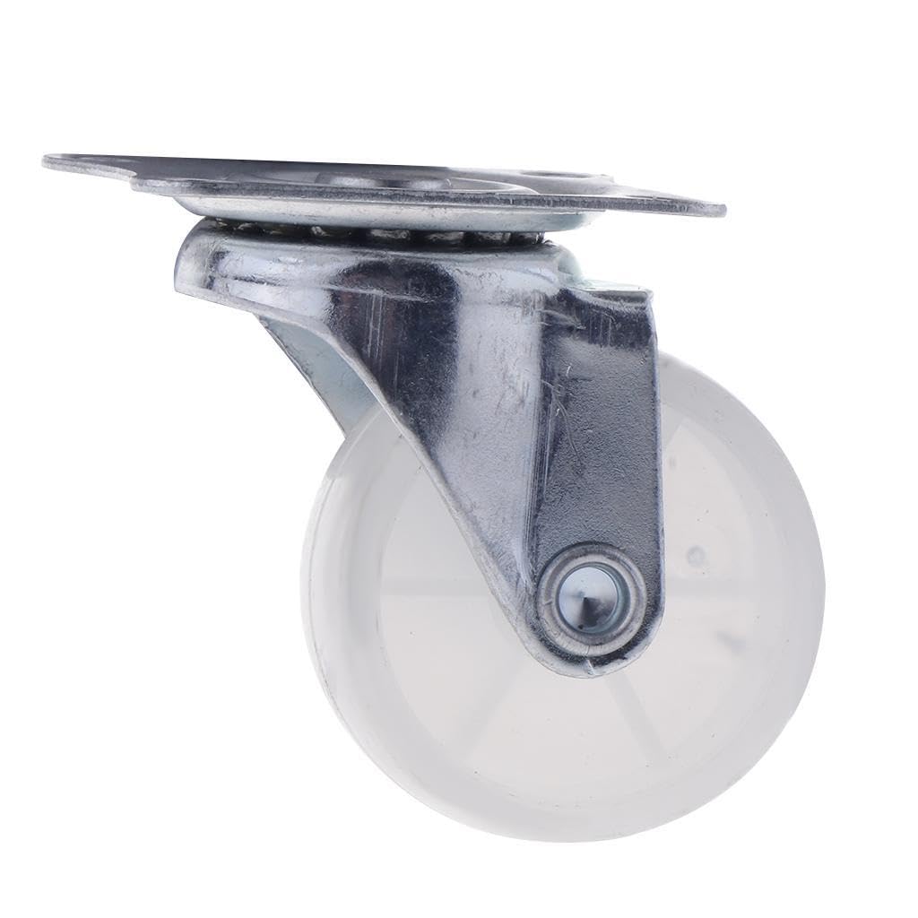 YIXANNX Nylon Swivel Castor Wheels Providing Maximum Shock Absorption Keeping Exhibition Areas Safe and Presentable 360 Degree Universal Swivel Casters Heavy