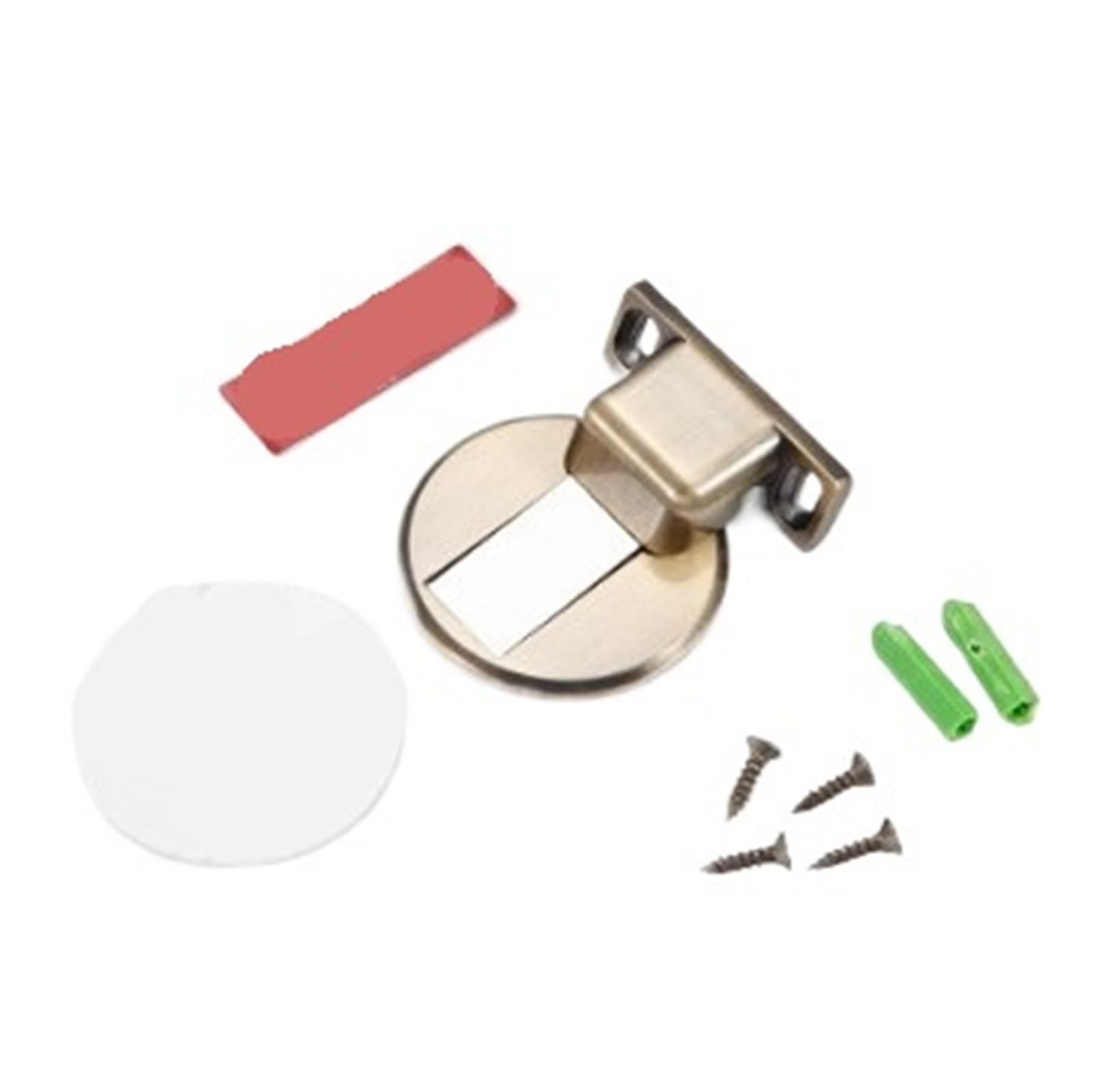 Dsfihjo Bronze Magnetic Door Holder Stopper Invisible Doorstop Wall Floor Mount Safety Catch Stainless Steel Door Suction Bedroom Supplies(Bronze)