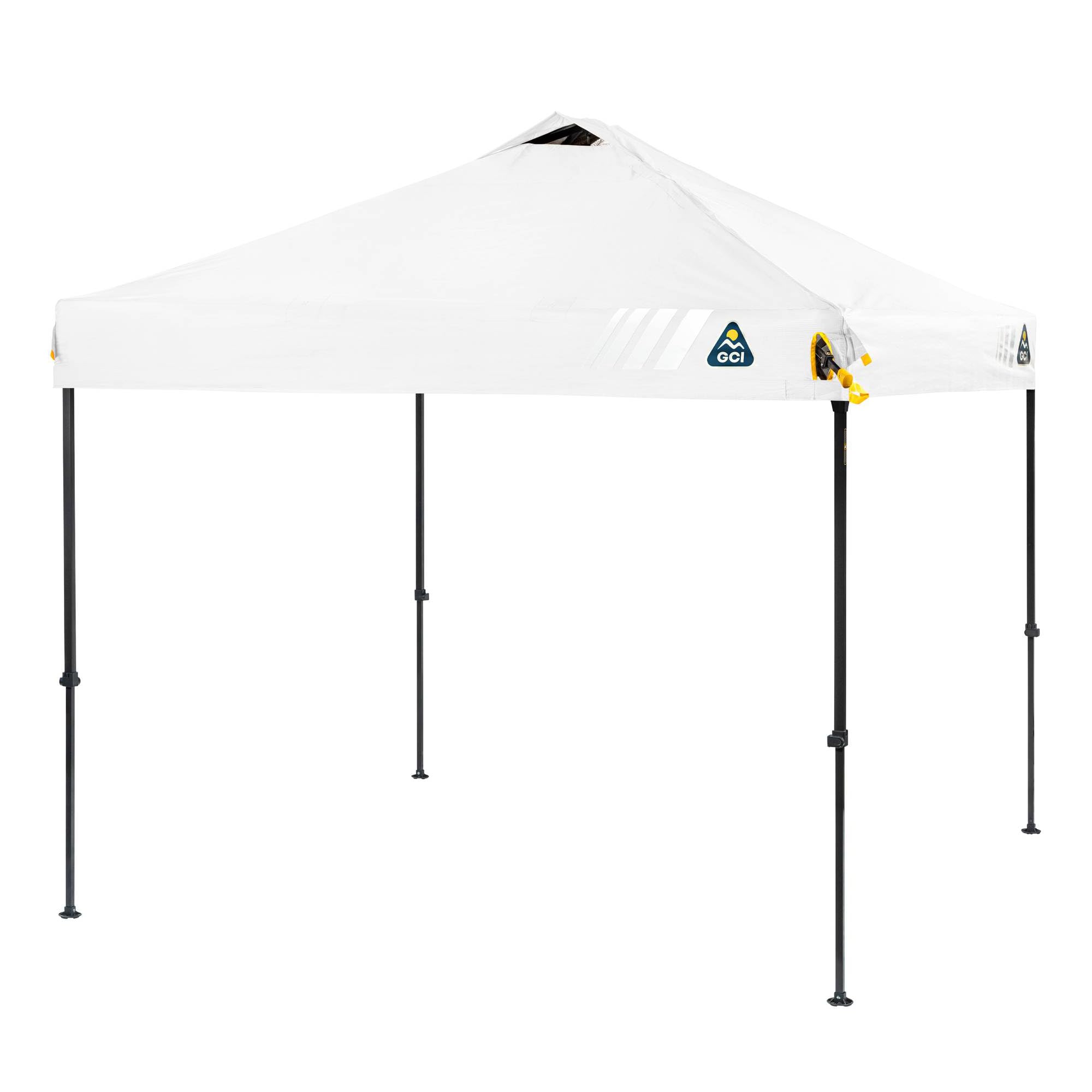 GCI Outdoor LevrUp Pop Up Canopy Tent, 8x8, Pure White