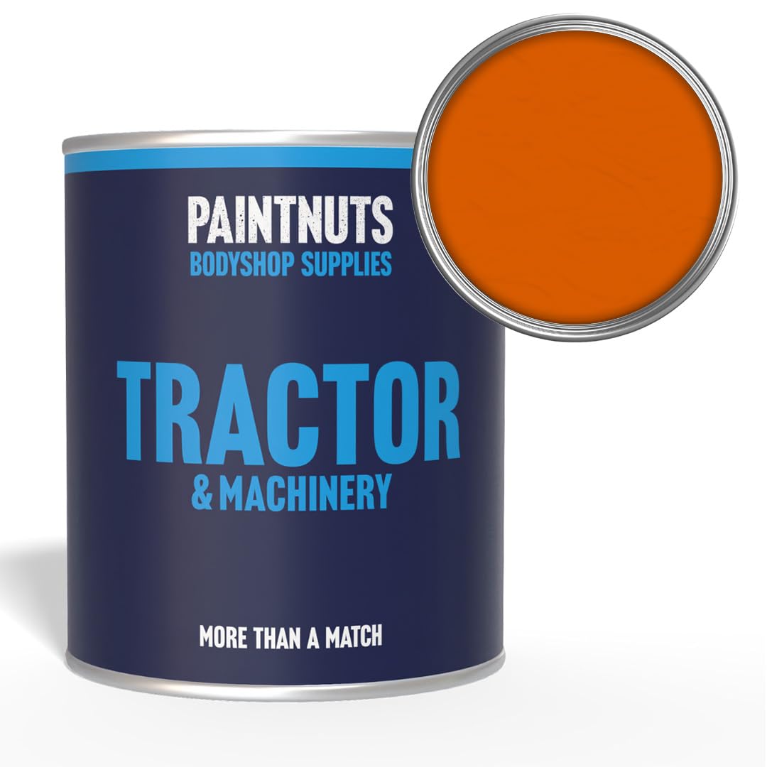 Paintnuts Tractor & Machinery Paint suitable for Kubota Orange (LM2199) - 1 Litre Tin
