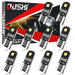 T10 Canbus Led Lamp, OUSHI W5W 501 194 168 2825 Hoog Vermogen 3030 Chipsets 12V Vervangende Lamp Voor Auto Interieur…