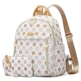 Makes Mini Backpack for Women, Stylish Daypack Purse Handbag Small Casual Daily Travel Bag, Lady Girls Gifts for Work School, 2pcs Sets