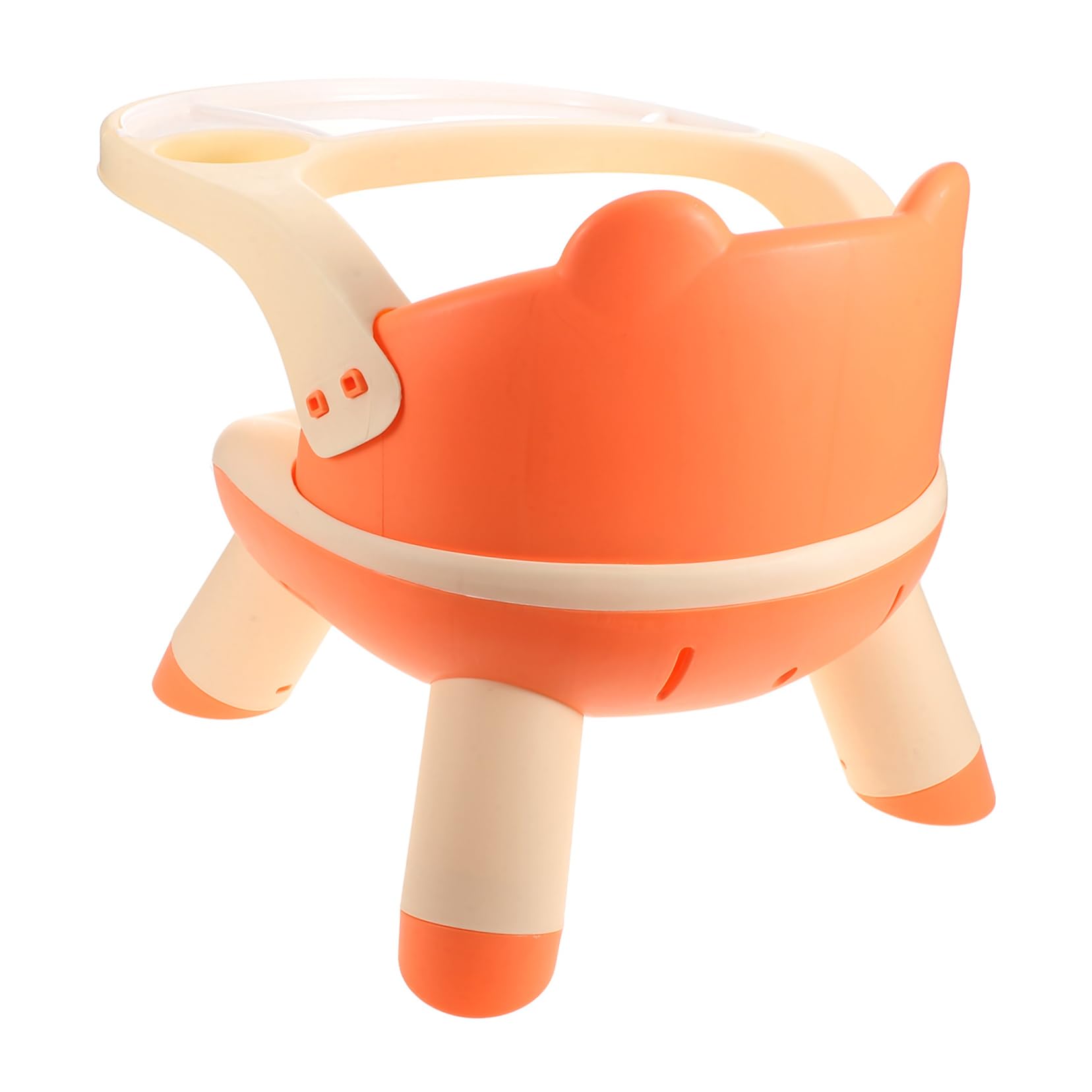 ORFOFE Kindergarten-Grade Plastic Stool Cartoon Chair Compact Portable for Toddlers