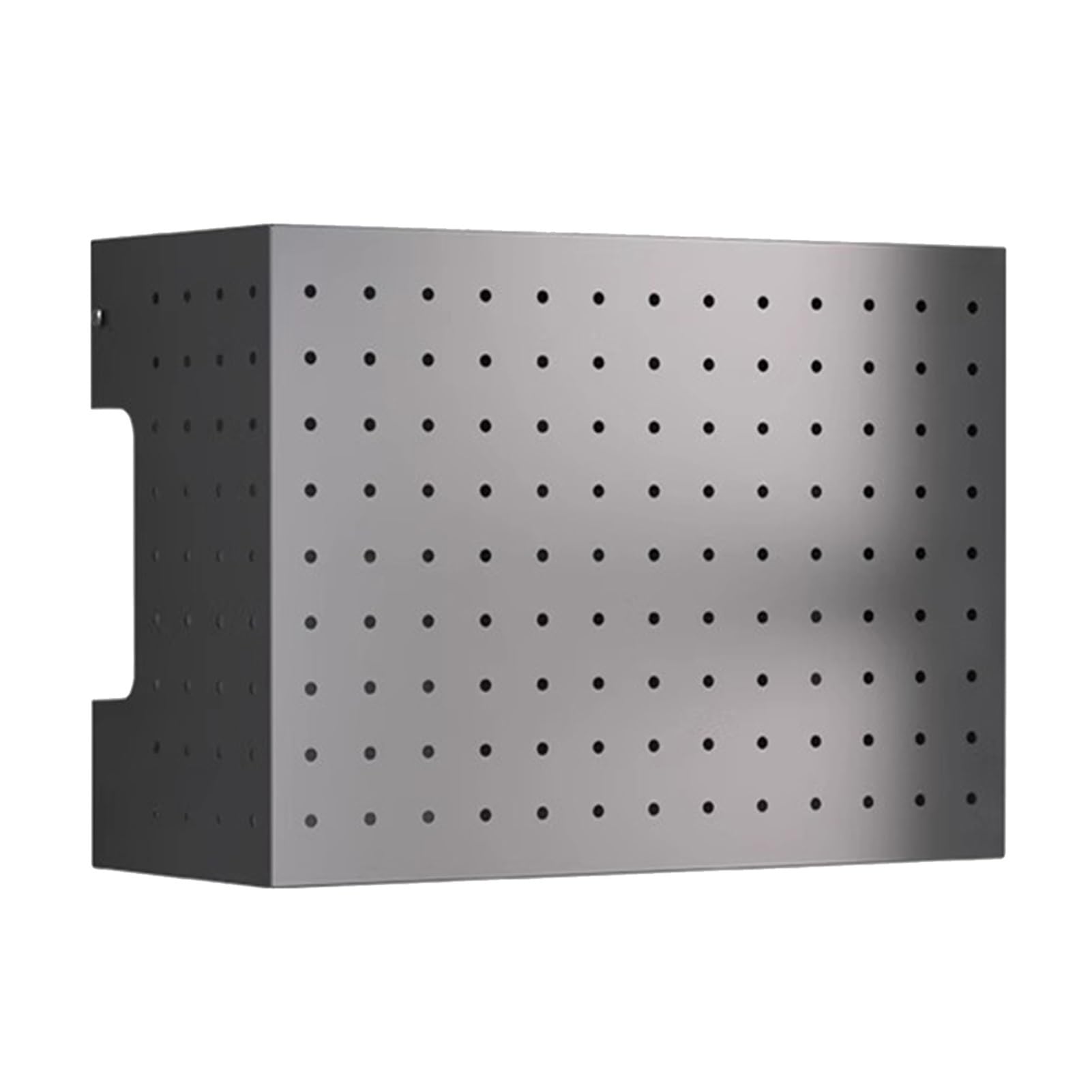 Cocina Tablero Perforado Organizador Equipo, Montaje En Pared Mostrar Tablero Perforado Panel Con 4 Ganchos, Hogar Sala Cochera Oficina Calentador De Agua Tubo Blindaje Cubrir(Grey,(L x D x H)40x17x40