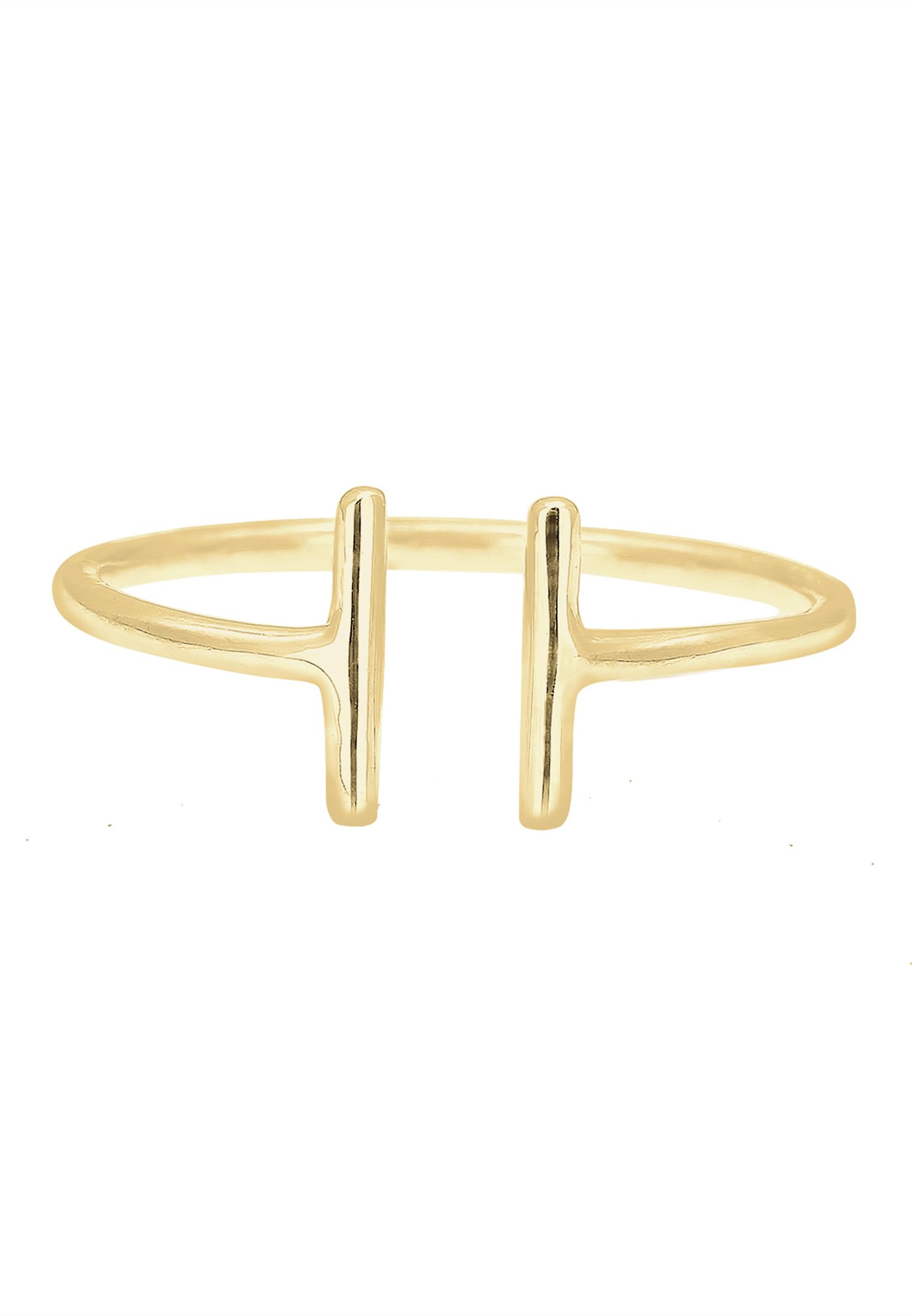 Elli Damen Ring Geo Déclaration, Gelbgold 0610491915
