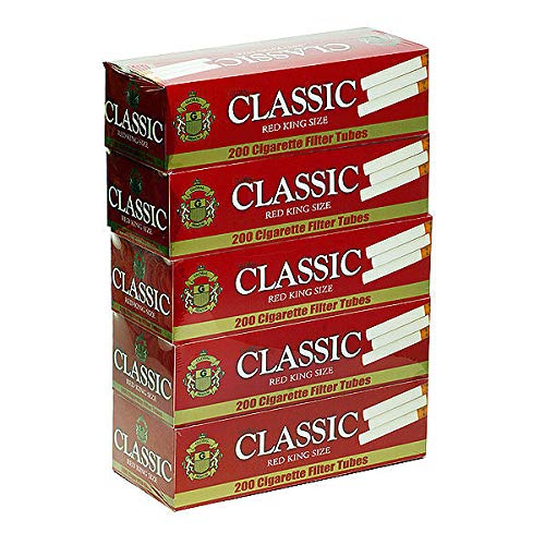 Amazon.com: Classic Red Full Flavor King Size 200 Tubes Per Box Tobacco  Cigarette [4-Boxes] : Health & Household