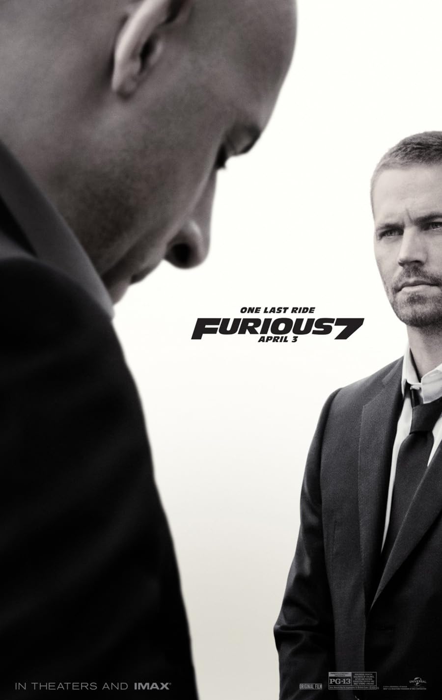 Amazon.com: Movie Poster FURIOUS 7 2 Sided ORIGINAL Version B