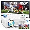 projecteur, akatuo 1080p full hd 5g wifi bluetooth vidéoprojecteur, 9500 lumen retroprojecteur portable 4k supporte mini video projecteur home cinéma, compatible avec tv stick smartphone hdmi usb