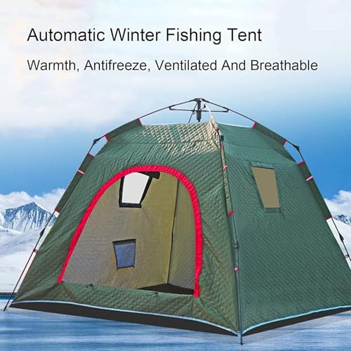 Carpa para pesca en hielo 4 personas impermeable y cálida miniatura 4
