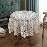 Diese handgemachte Tischdecke ist beliebt, die für Ihr Haus verwendet wird, fügt schickes Gefühl hinzu, sauber, einfach, aber elegant. Wenn Sie sich auf das ländliche Leben in der modernen Stadt freuen, kann diese schicke Tischdecke dieses Gefühl zu Ihrem Zuhause hinzufügen.