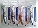 Gus Craft 4-Pack Denture Cleaning Brush Set- Premium Hygiene Denture Cleaner Set for Denture Care- Top Denture Cleanser Tool w/ Multi-Layered Bristles & Ergonomic Rubber Handle (Multiple Colors)