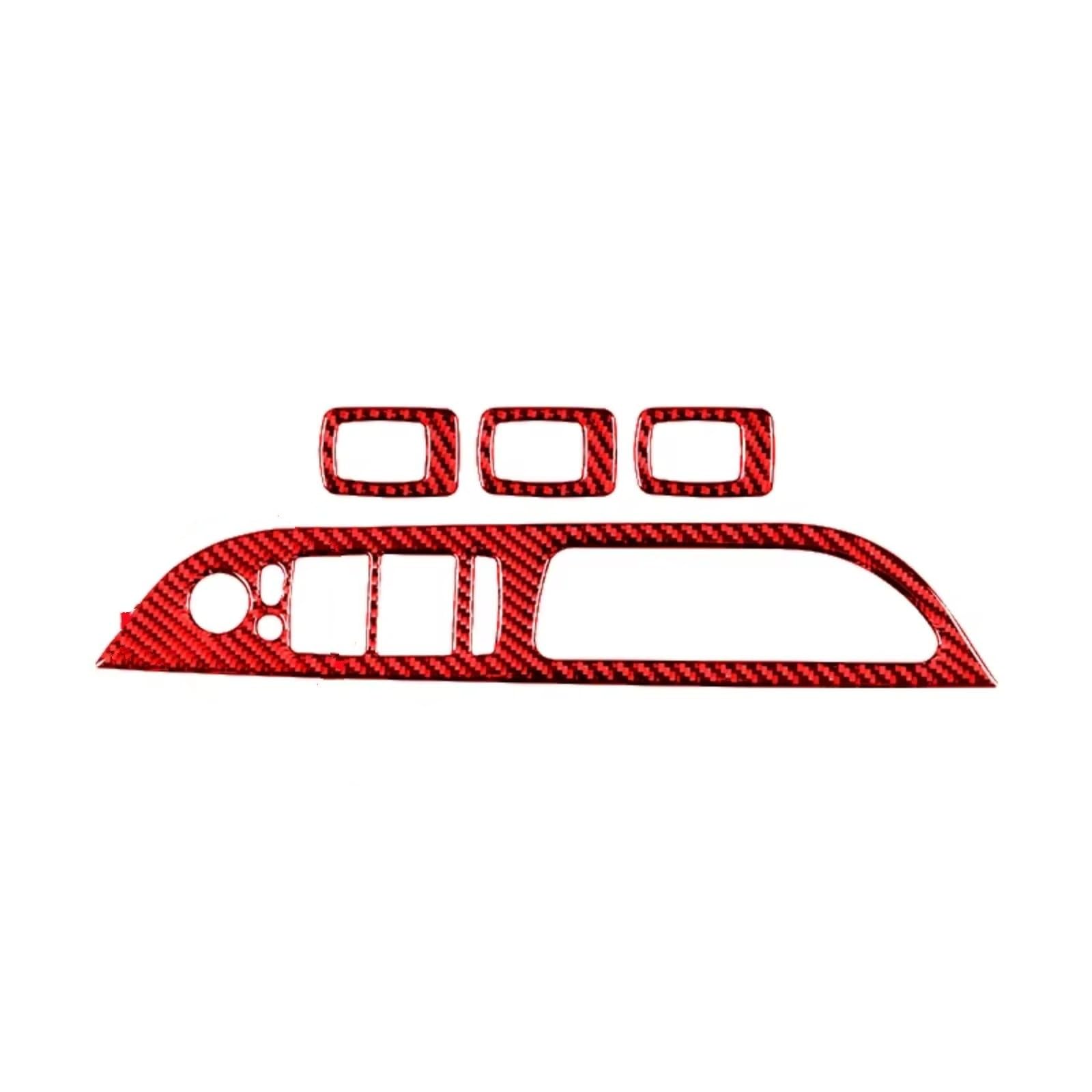 Amxaqjc Lhd D Car Interior Moulding Trim For Bmw 5 Series E60 2005-2010 Car Accessories Interior Car Windows Lifting Control Panel Trim Cover Frame Stickers(Lhd D)