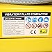 2.5HP Plate Compactor Gas 79.7cc 8200N Force Construction Concrete Tamper Machine Power Paver 19.3 x 12.6