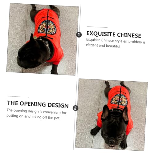 Abrigo cálido para perros ORFOFE XL estilo chino grueso miniatura 2