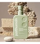 JustHuman Probiotic Dandruff Therapy Shampoo with Piroctine Olamine | For all Hair Types| Itchy s...