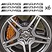 Adesivi PINZE Freni per AMG Mercedes Benz Tuning Stickers Classe A (Nero)
