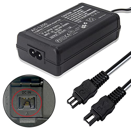Image of AC-L200 Power Supply Charger Adapter for Sony Handycam Camera Camcorder | 8.4V 1.5A, for DCR-SX60 SX65 SX83 SX85 SR45 SR46 SR47 SR68 HC90 PC1000 DVD805E DCR-HR DCR-HC DCR-PC DCR-DVD DCR-IP series