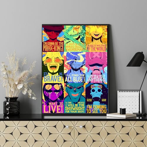 Image of Postlate A4 Poster with Frame - Printed Wall Art Poster for Living Room, Bedroom & Office Decoration (Design 3)