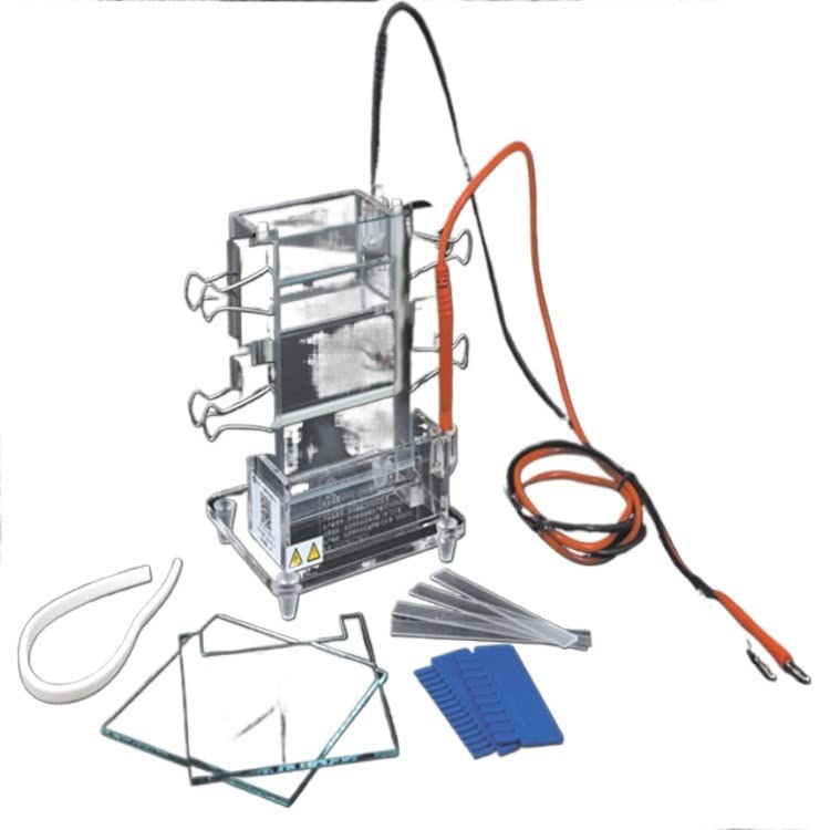Electroforesis, Aparato De Electroforesis Vertical Individual Pequeño DYCZ-23A For Electroforesis En Gel De Proteína,Estructura compacta